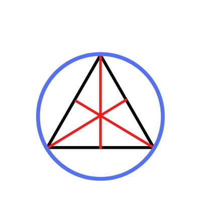 Derékszögű háromszög köré írható kör sugara